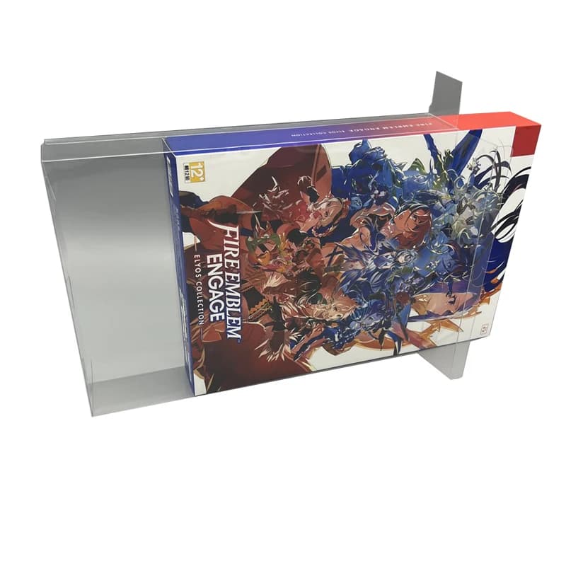 Transparent PET cover box for SWITCH NS for Fire Emblem engage Japan HK limited version game colorful box storage display box