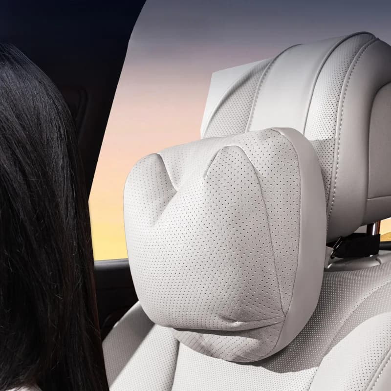 Cuscino Poggiatesta per Auto con Supporto per il Collo, Design Maybach Classe S, Morbido e Universale, Regolabile, Cuscino Lombare per Sedile Auto