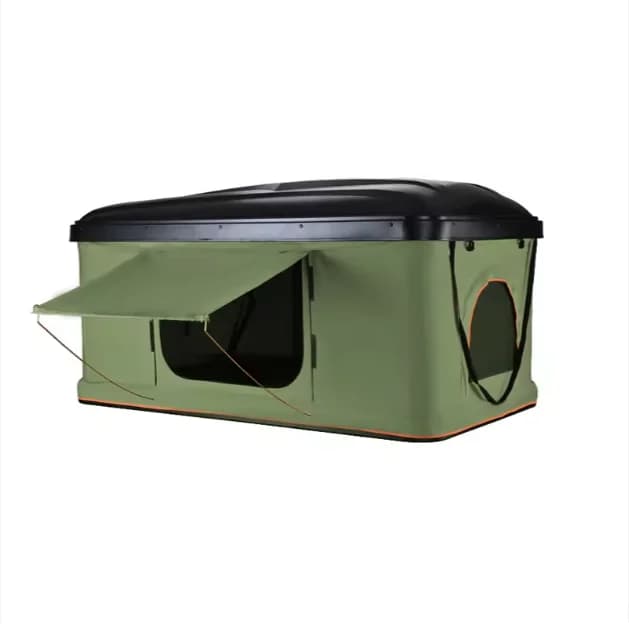 Tenda da Tetto Automatica per Campeggio all'Aperto, Tenda da Auto per Tour Self-Driving, Tenda Pieghevole con Tetto Rigido