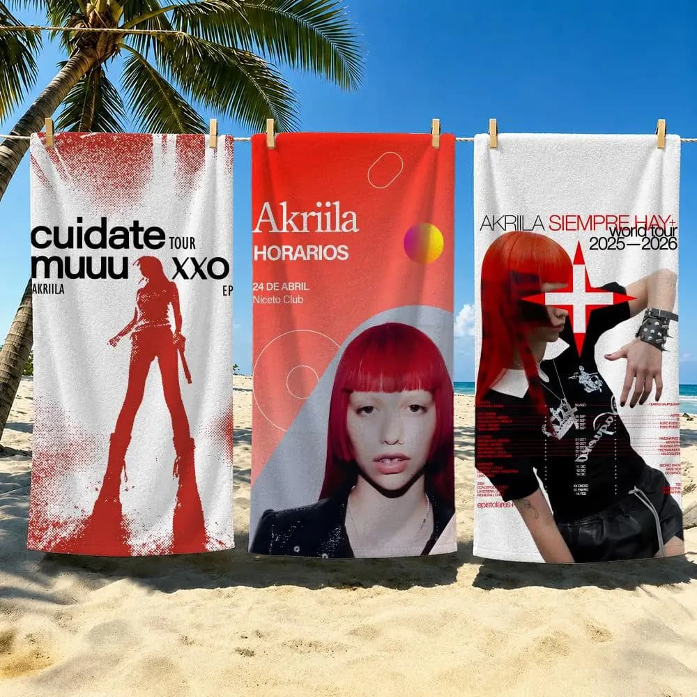 Singer Akriila Towel Towel Soft Pool Gift For Travel Gym Shower Cool Camping Quick Dry Sports Large Beach Towel