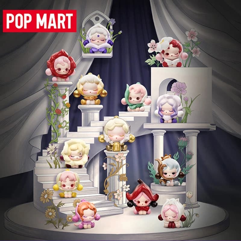 POP MART POP BEAN SKULLPANDA Petals in Four Acts Series Blind Box - Giardiniere di Cronos - Statuetta Anime Mystery Box - Modello da Collezione - Regalo