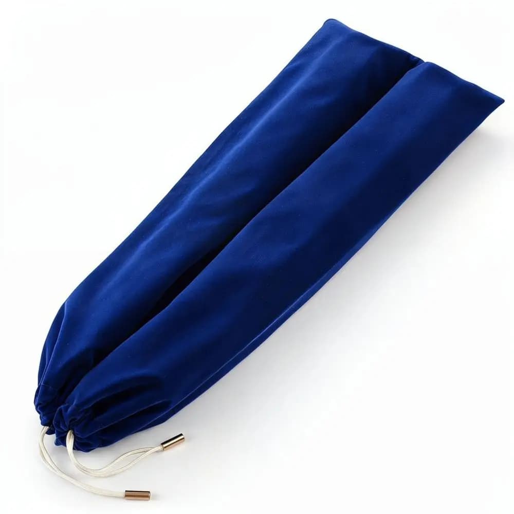 Durable Velvet Mahjong Ruler Storage Sleeve Anti Scratch Protective Pouch Drawstring Organizer For Game Board Essentials