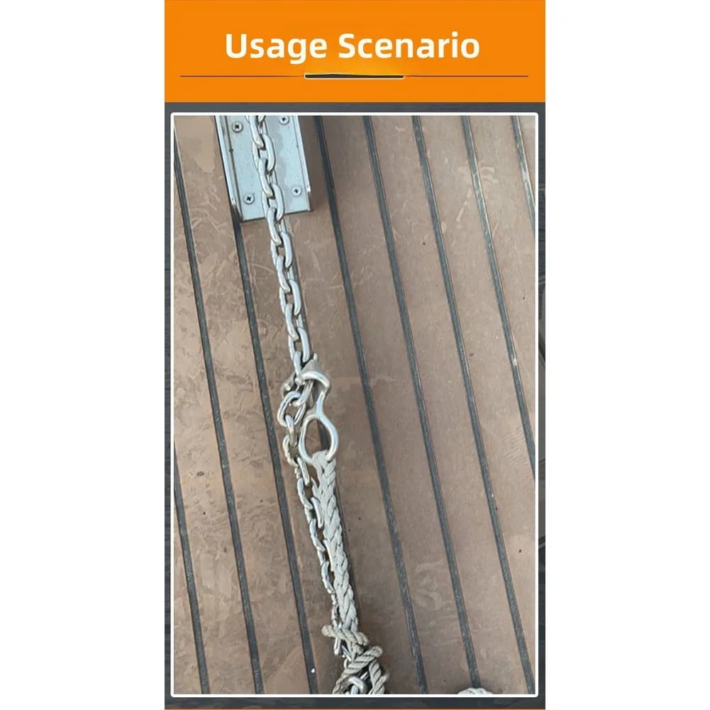 316 Stainless Steel Anchor Chain Stopper Lock for Fishing Boat For Yacht with Rust Resistant Finish 68mm 1012mm