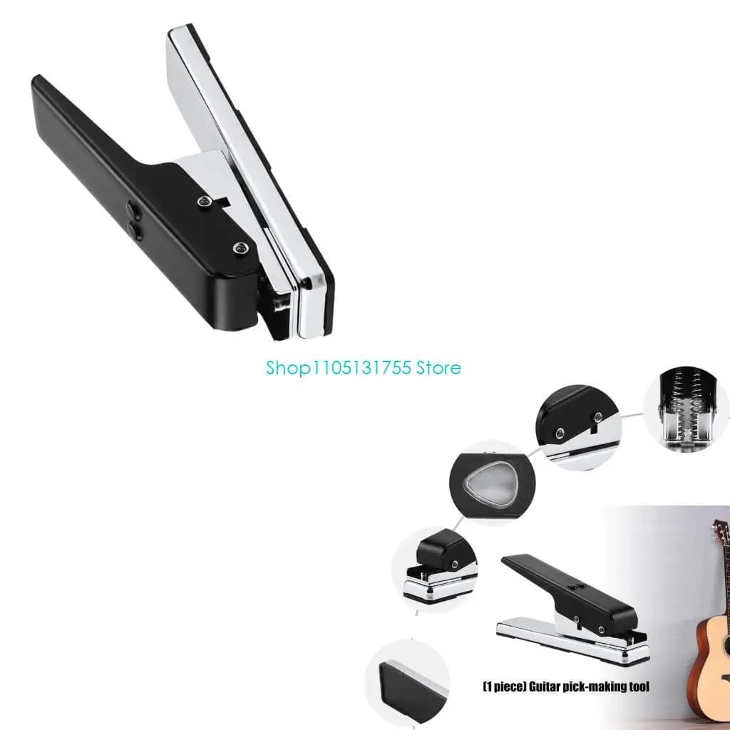 K0EF Strong Metal Guitar Pick Cutter For Recycling Plastic Cards Into Picks