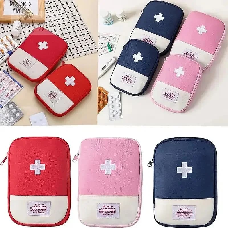 First Aid Kit Pouch Home Medicine Storage Bag Outdoor Travel Medical Bag Emergency Survival Kit