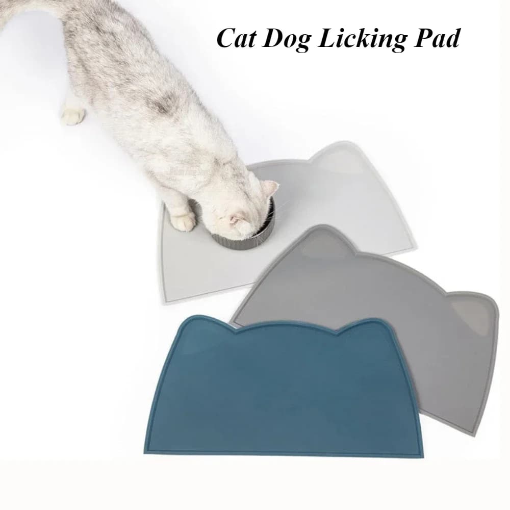 Letti e mobili che alimentano gli accessori del vassoio dell'alimento della ciotola del letto dei gatti. Per tovaglietta Water Dog Mat gatti cani Pet Puppy alimentatore in Silicone