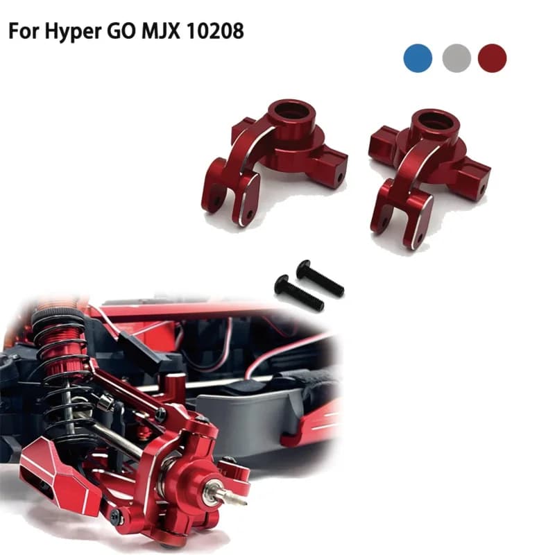 Tazza dello sterzo anteriore per Hyper GO MJX 10208 OP Accessori Kit di parti di aggiornamento in metallo Modello Rc Crawler Car Truck Buggy