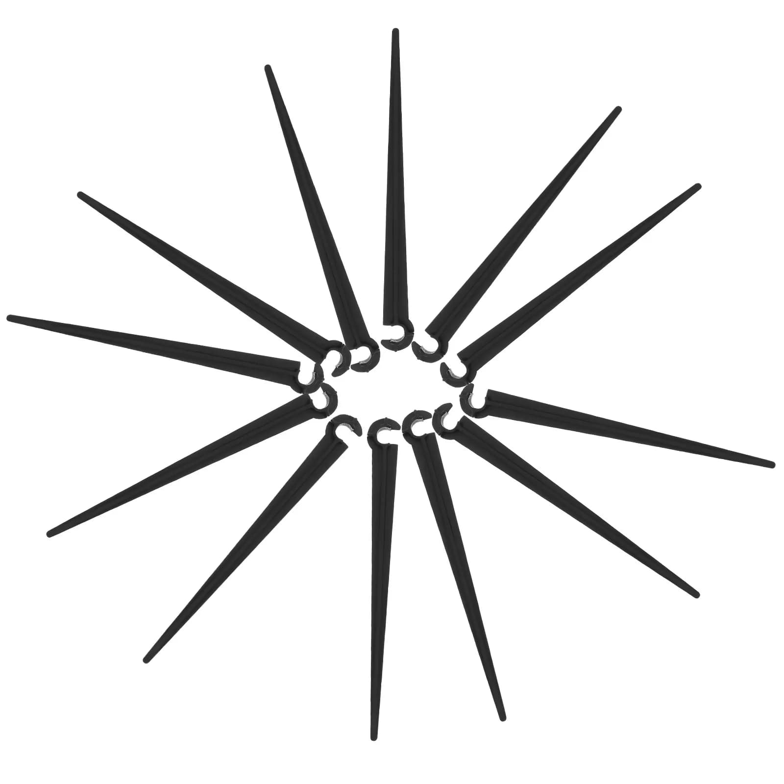 50 Pezzi Pali di Supporto Stabili in ABS per Irrigazione, Supporti per Tubi a Goccia, Sistema Automatico, Attrezzi da Giardino
