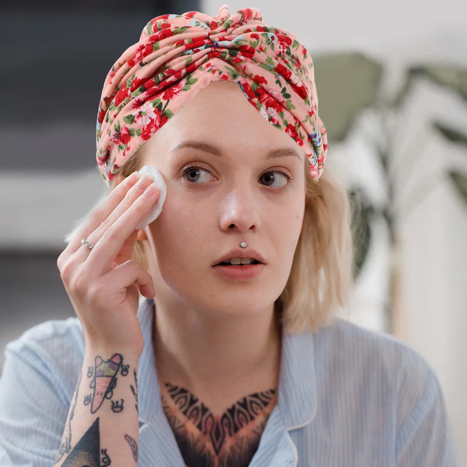 Cappello Stampato Stile Indiano, Turbante da Donna, Copricapo in Cotone Tradizionale, Regalo per Compleanno, Natale, Viaggi e Fotografia