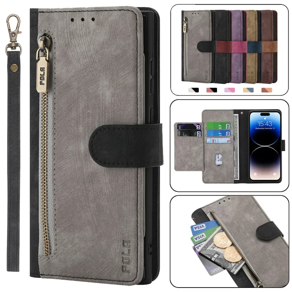 Nova 12i 12s 13 12 11 10 Pro 5G Custodia Flip per Huawei Nova 12 Lite Portafoglio con cerniera Custodia in pelle RFID Nova 12 11 10 9 SE 11i Funda