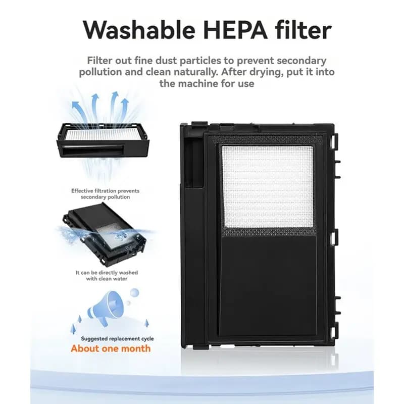 AC93-HEPA Filter& 19PCS Main Side Brush Mop Cloth Replacement For Irobot Roomba Plus 415X Combo/415/515/575 Models Vacuum
