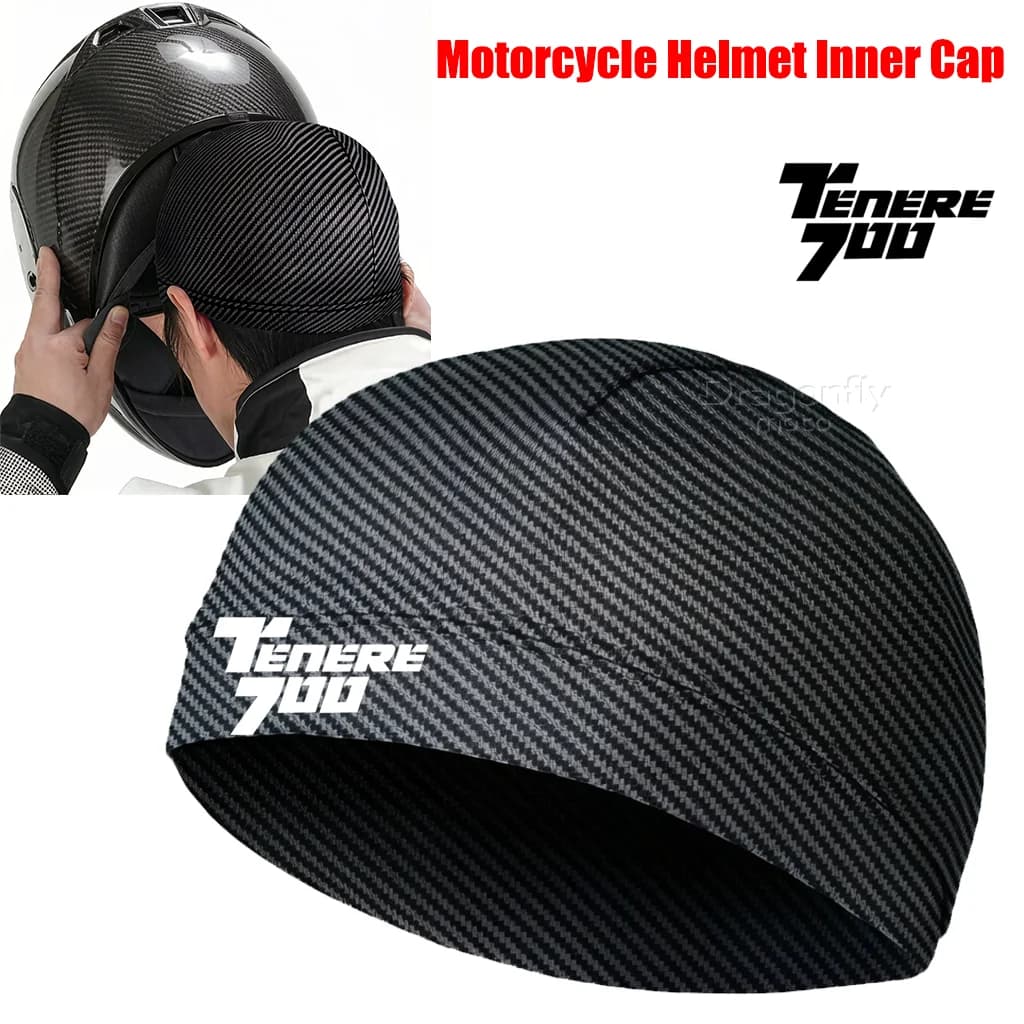 Copricapo dal design originale per YAMAHA TENERE 700 Tenere700 XTZ 700 T700 2020 2021 Casco da moto con cappuccio interno che assorbe il sudore