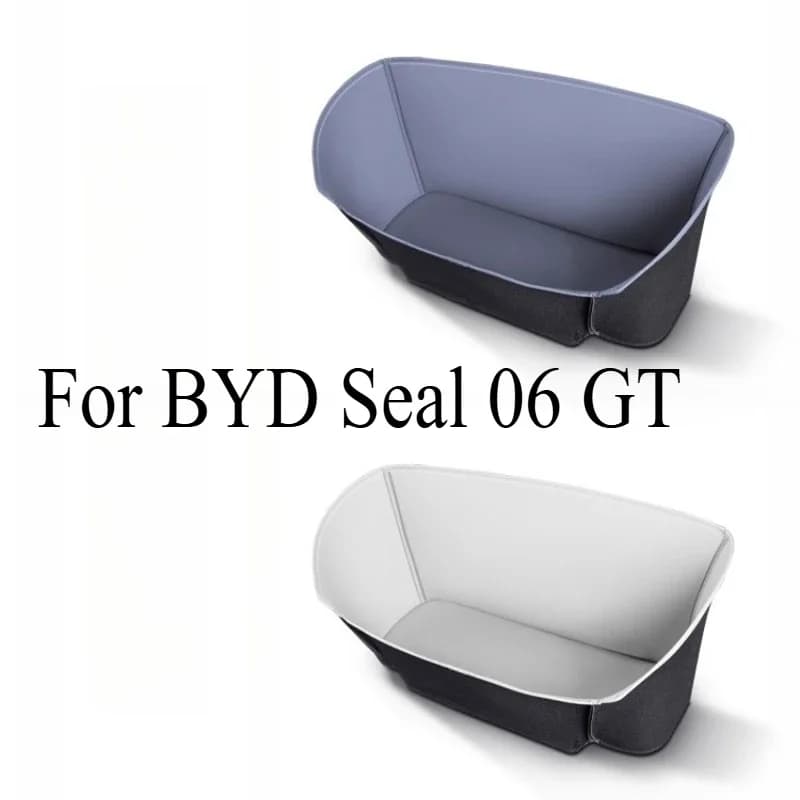 Speciale cuscinetto anteriore scatola di immagazzinaggio sacchetto di immagazzinaggio forniture per interni auto stivaggio riordino accessori per automobili per BYD Seal 06 GT
