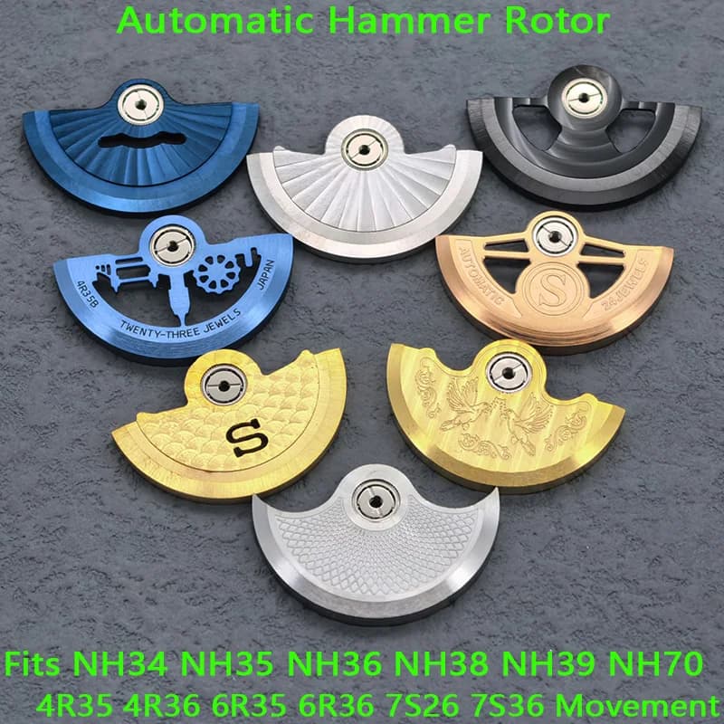 Customized Movement Roll NH35 Swing Roll Suitable for NH34 NH35 NH36 NH36 NH38 NH39 4R 6R 7S26 Motion Watch Repair Rotor Part