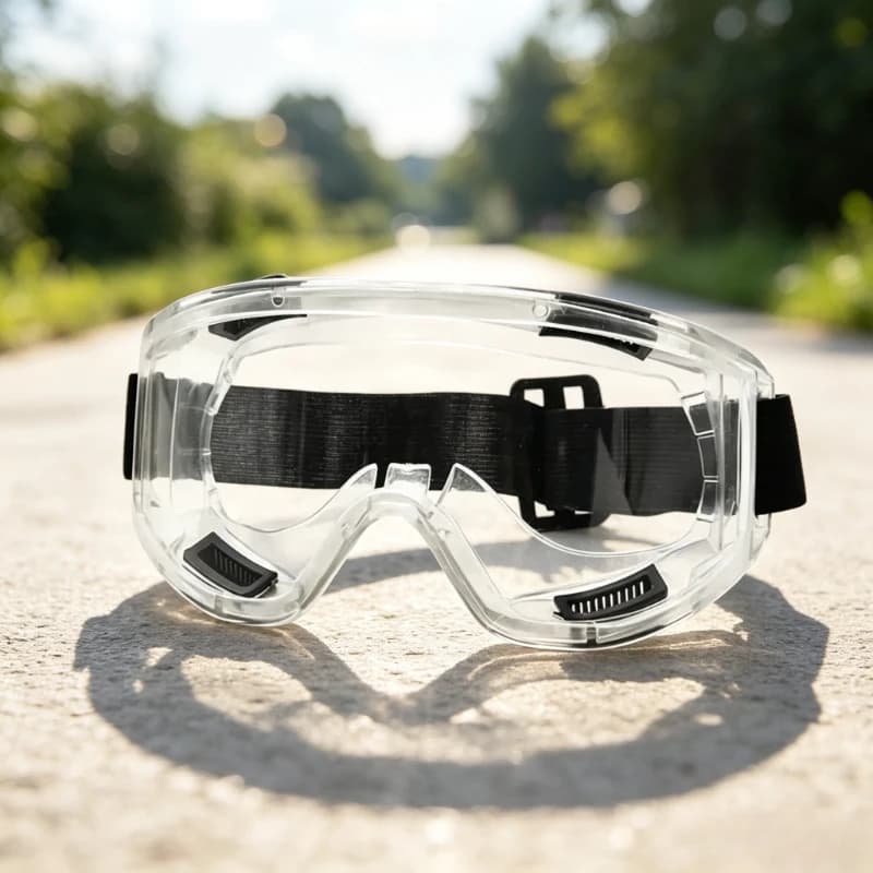 Windproof Ski Goggles Wearable with Myopia Glasses for Cycling Cross Country Climbing Anti Fog Anti Impact Labor Safety Goggles