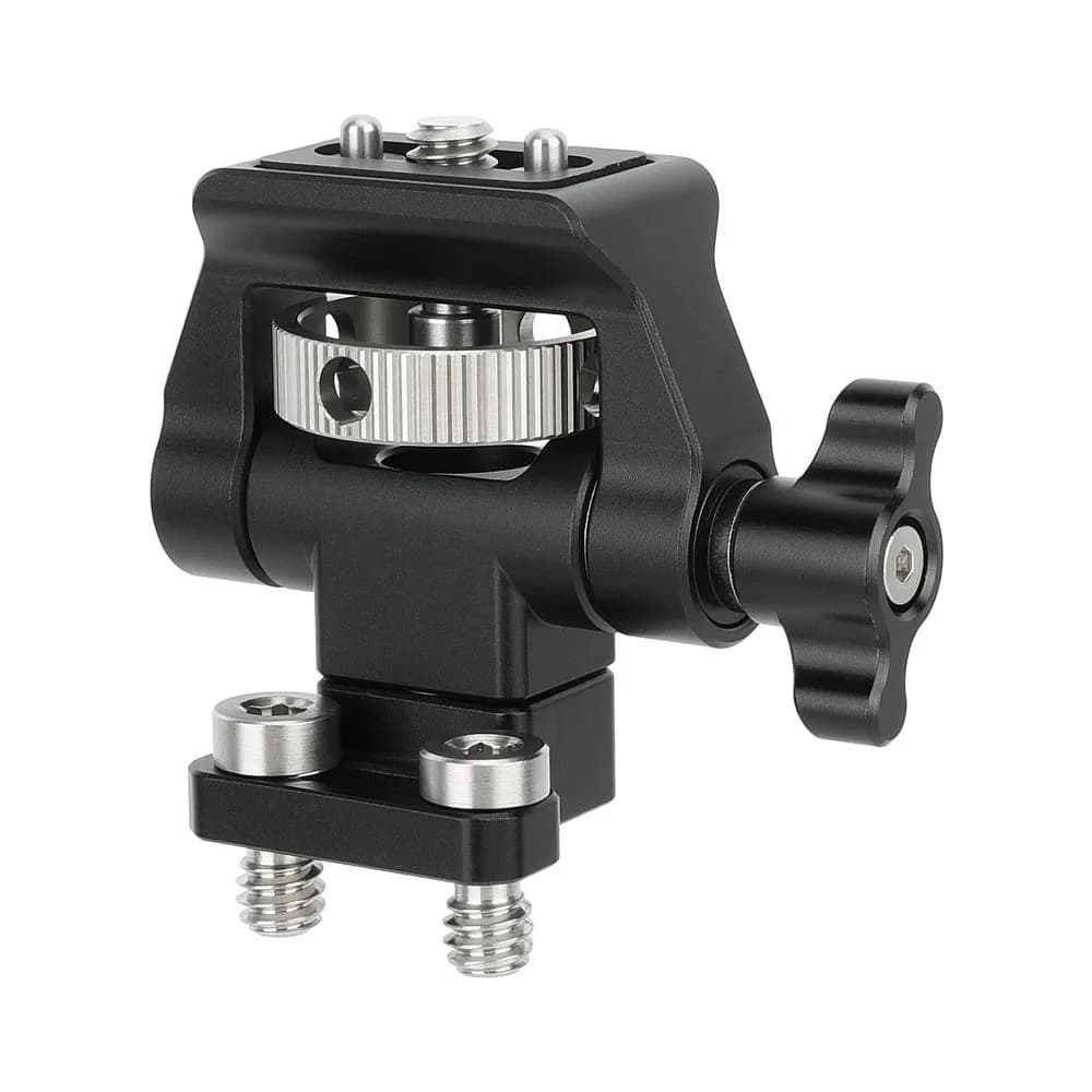 Supporto Regolabile per Monitor Fotocamera DSLR CAMVATE, Montaggio Girevole e Inclinabile con Doppia Attacco a Vite 1/4"-20