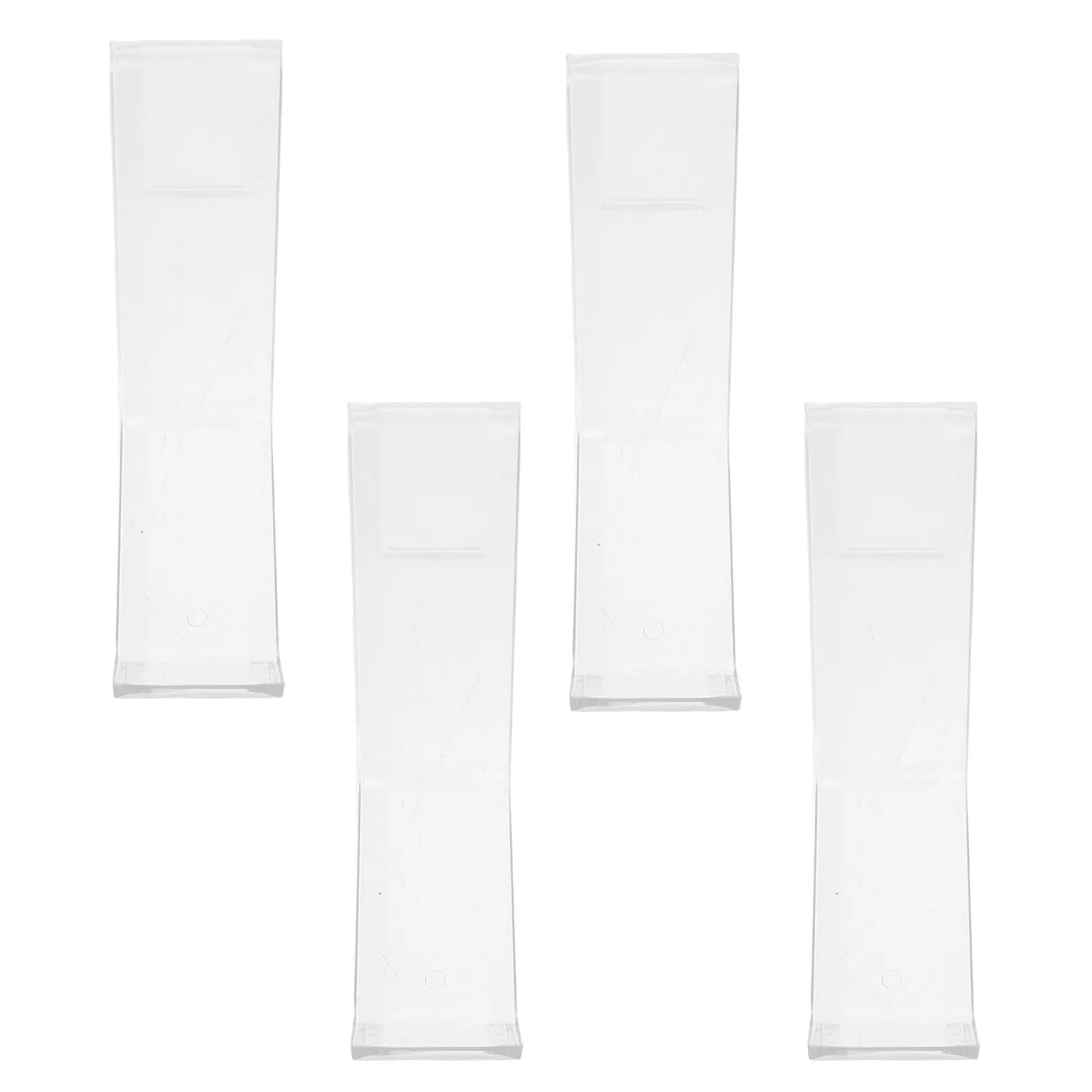 4Pcs Acrylic Transparent Shoe Display Rack Retail Store Clear Sneaker Organizer Stand Commercial Shoe Shelf Shoes Stand Rack