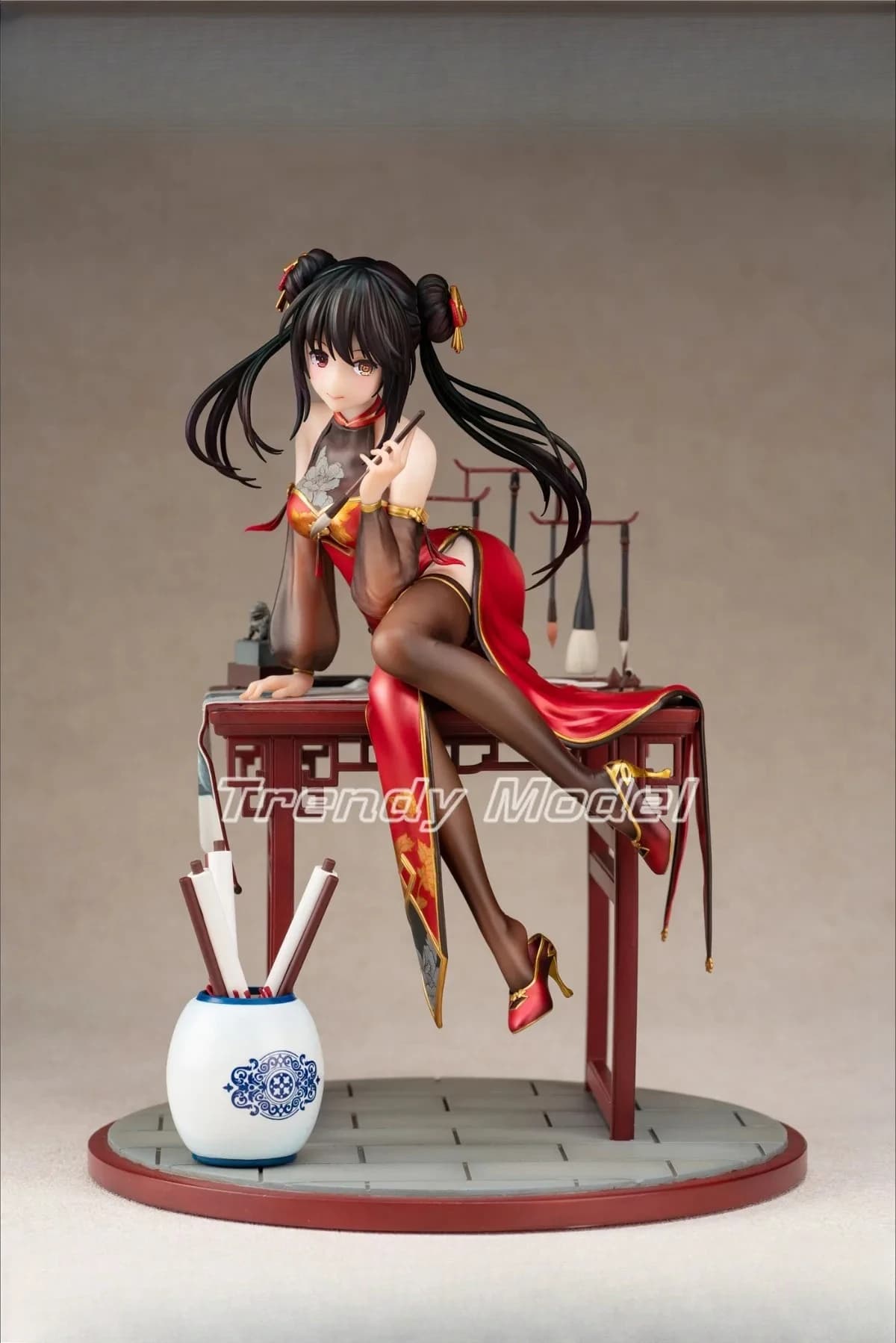【TM】In Stock AniMester Kurumi Tokisaki Beautiful Calligraphy and Painting Beauty 1/7 Figures Model Toy Gift Collection