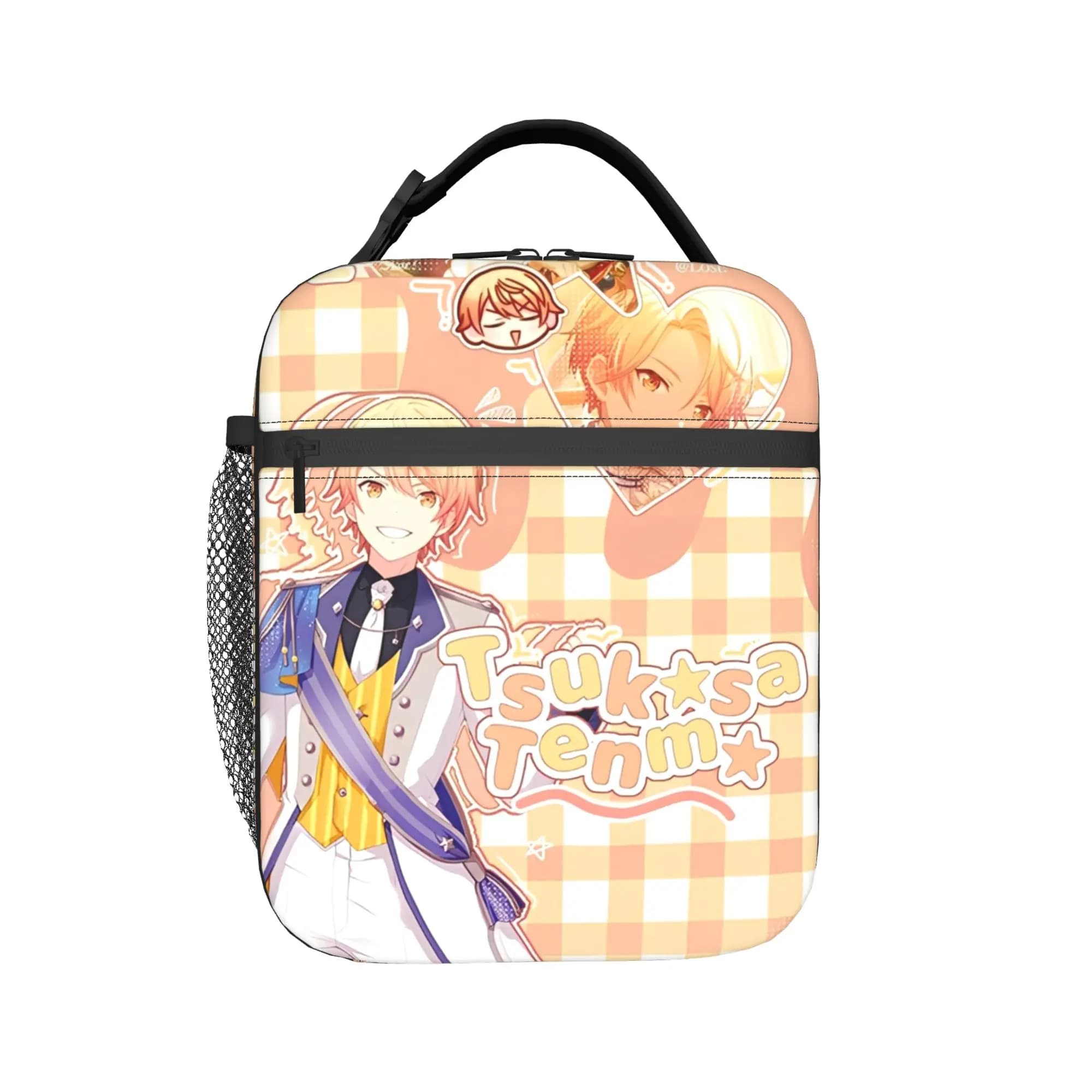 Borsa termica per il pranzo Sekai Tsukasa Tenma per uomo e donna, contenitore per alimenti, portatile, termico, per la scuola e l'ufficio