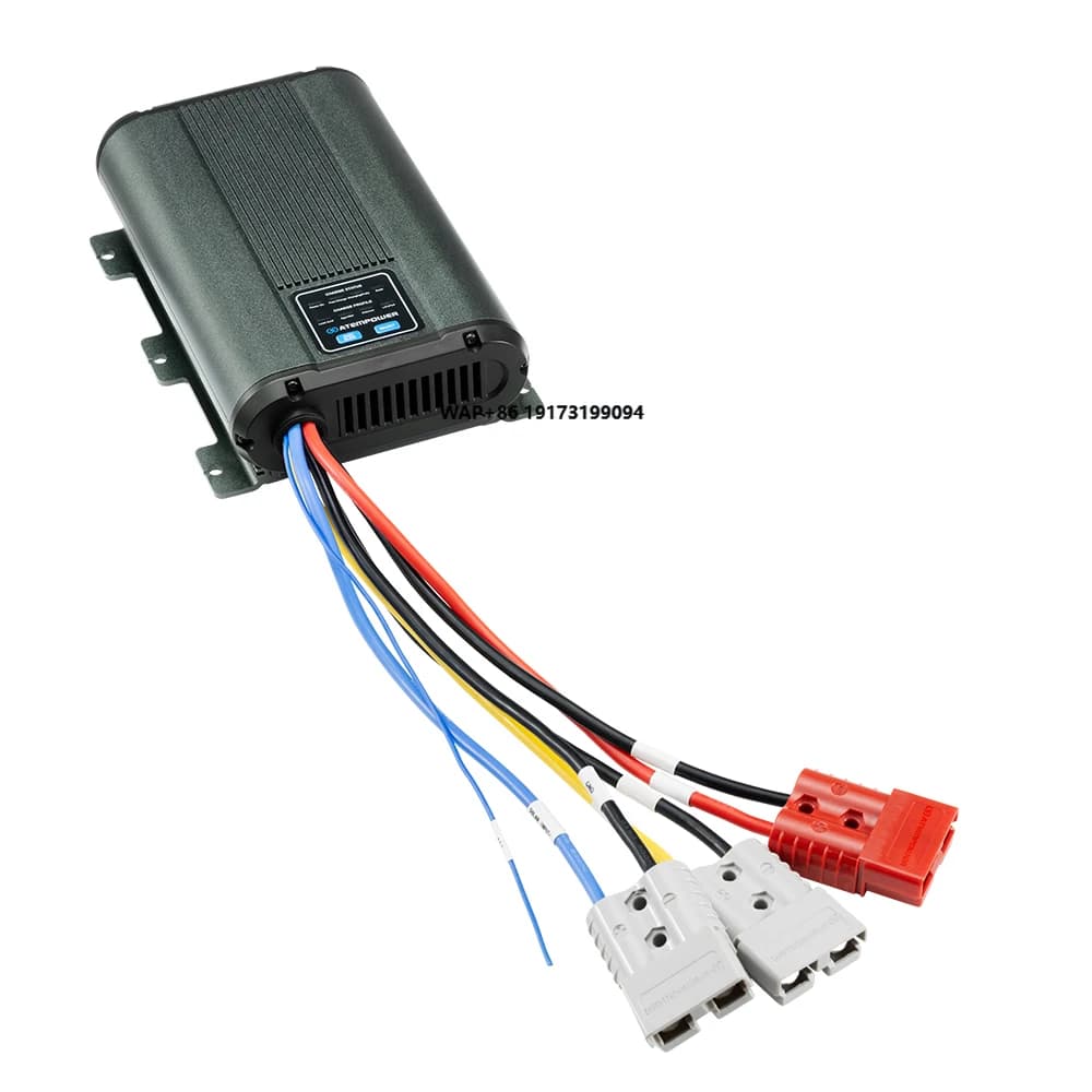 Automatic charger ATEM POWER 12V 60A for Lifepo Lithium Batteries, Rapid DC-DC charging for Camper and Trailers
