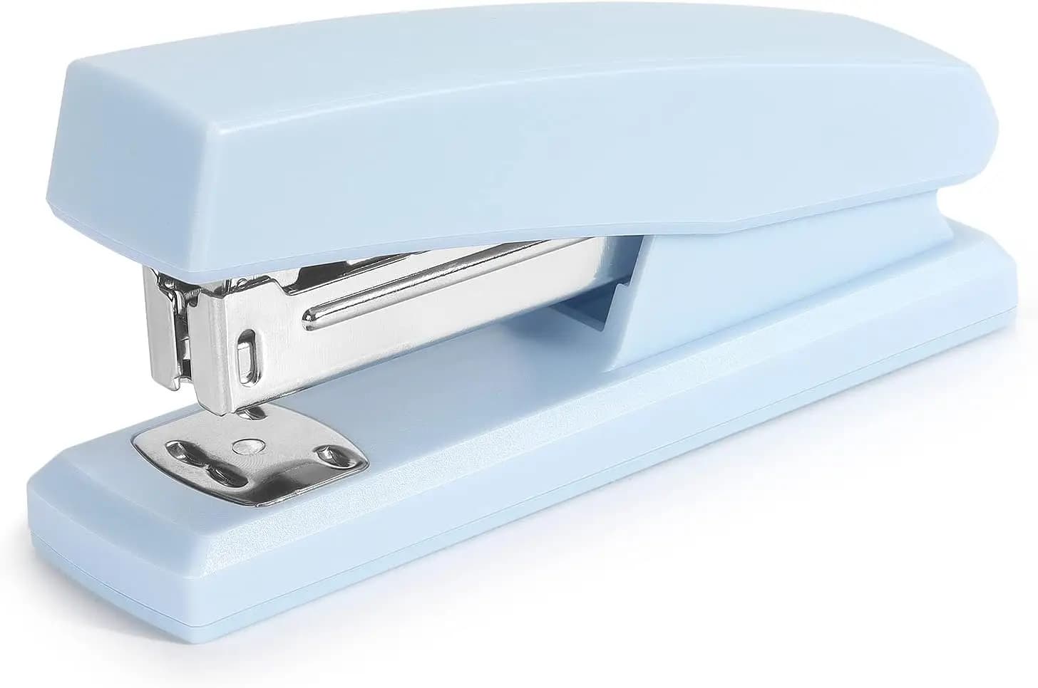 Stapler for Desk, Small Office Stapler with 80 Staple Capacity, Blue
