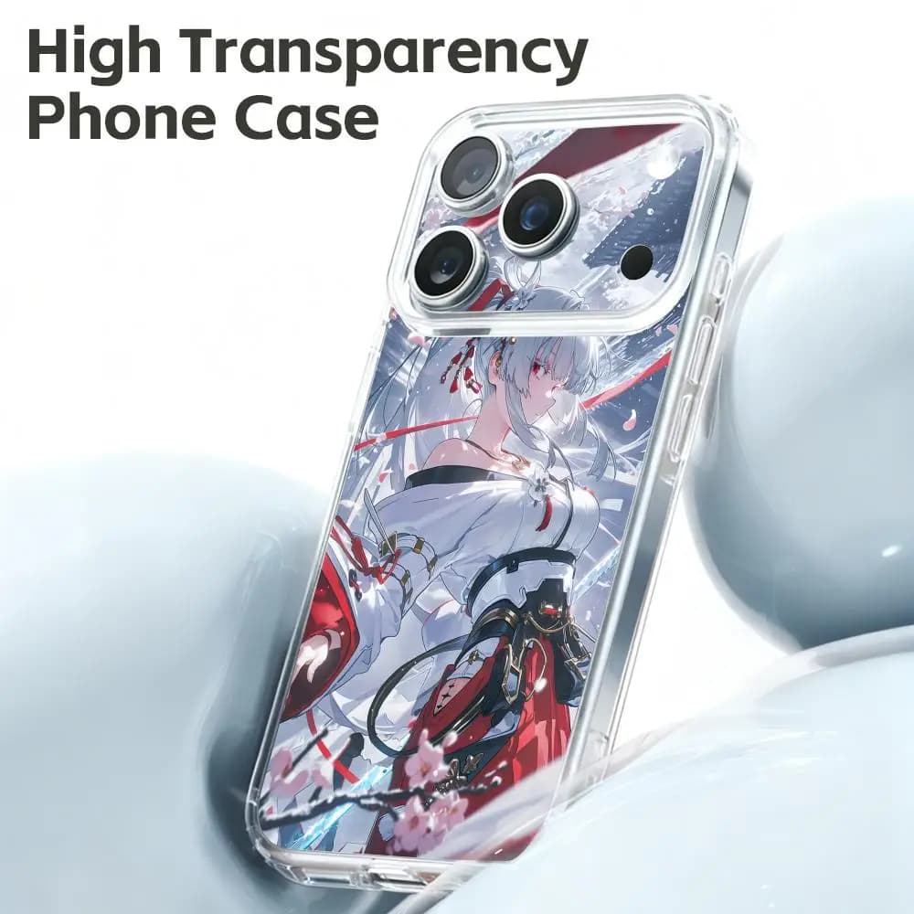 Hiyuki Wuthering Waves Phone Case Transparent Case For iPhone 17 air 16 e 15 14 13 12 11 Pro Max Plus