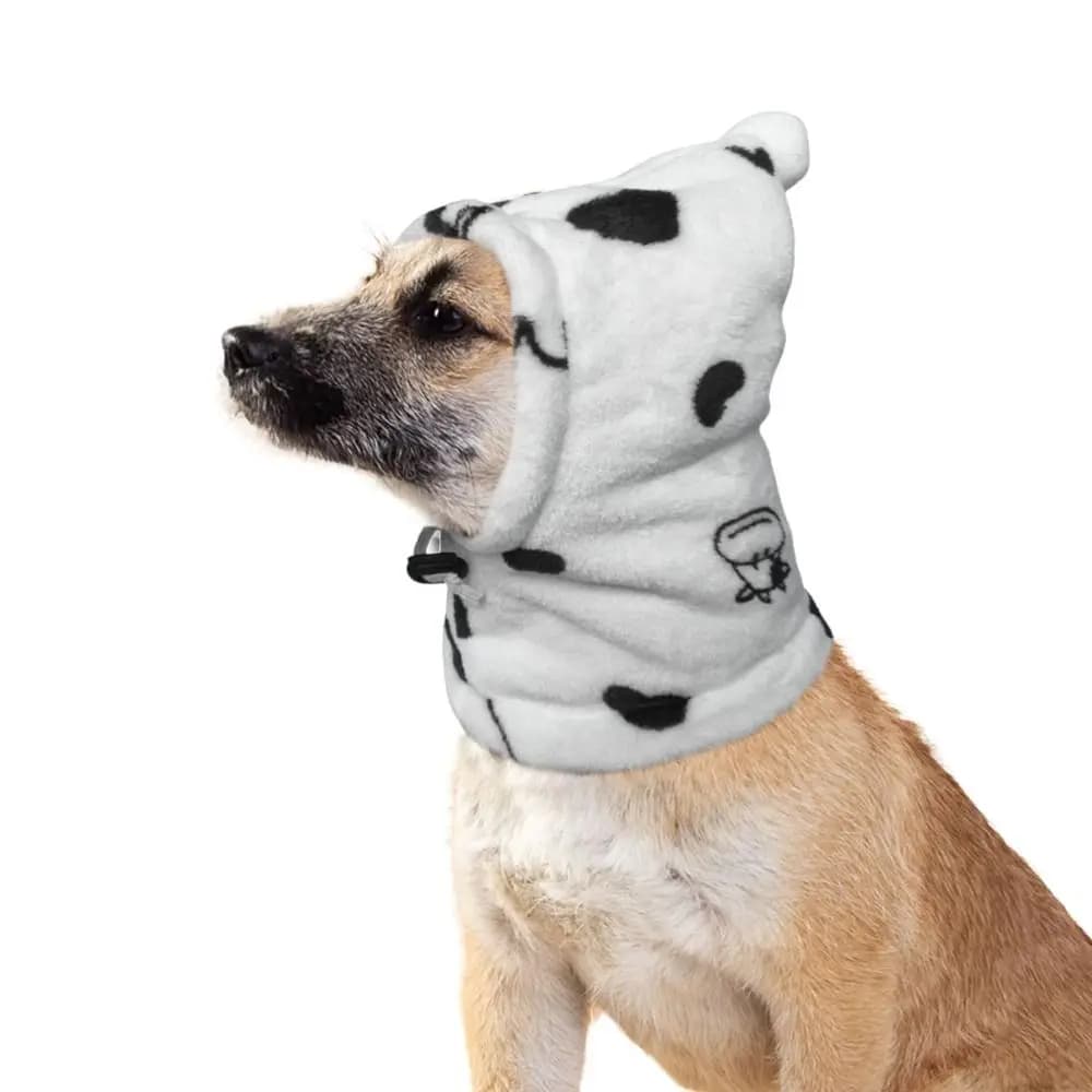 Cute Cover Head Dog Calming Earmuffs Cartoon Anxiety Relief Pet Hat Breathable Noise-proof Puppy Cap