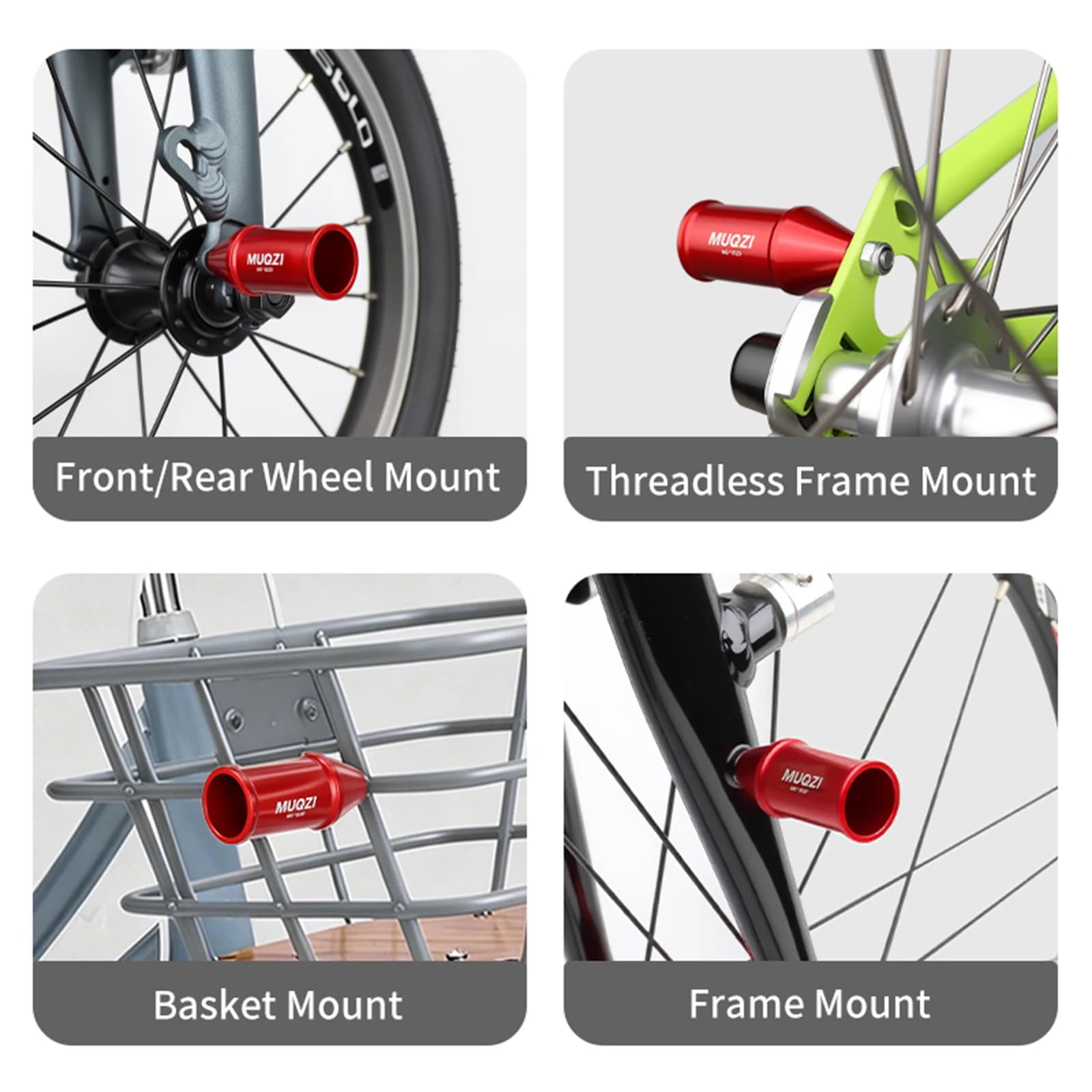 Bicycle Headlight Bracket with M5 Bolt Night Riding Lamp Mount Bracket Aluminum Alloy Bike Light Mount for MTB Road Bike
