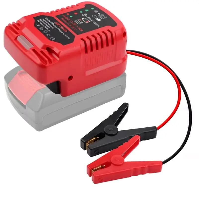 Power Bank CHCH per batteria al litio da 18V, avviatore di emergenza per auto con cavo, dispositivo di avviamento portatile