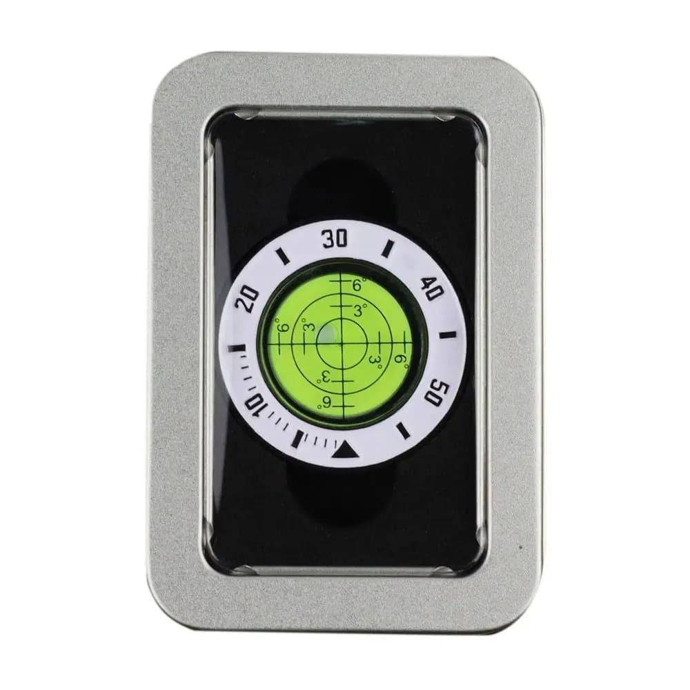 High Precision Level Reading Ball Marker Level Reading Magnetic Golf Hat Clip Marker Red Detachable Golf Ball Marker