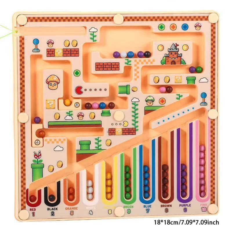 Il nuovo gioco puzzle labirintico avanzato, progettato specificamente per bambini, aiuta a migliorare la logica matematica e la classificazione cognitiva.