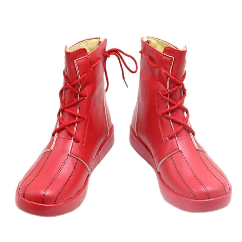 NewShinonome Akito Game Project Sekai Cosplay Props PU Leather Shoes Halloween Party Boots Custom Made5;c,6's.2;b'8,