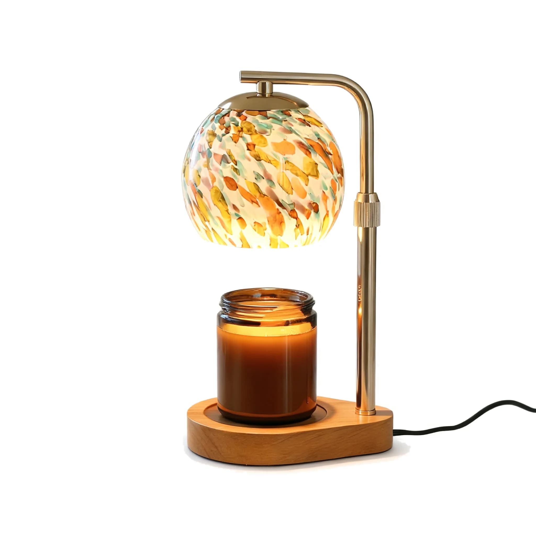Modern Candle Warmer Lamp Party Ready Crystal Candle Warmer Lamp Enhancing Mood Lighting