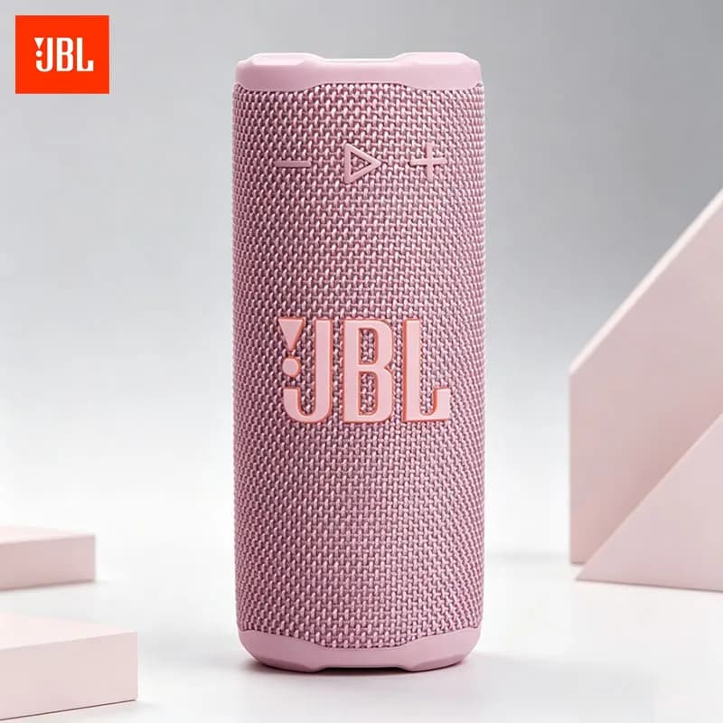 Altoparlante JBL Grip anti-caduta e resistente all'usura. Corpo solido e resistente. Ideale per l'uso quotidiano in ambienti per bambini e famiglie.