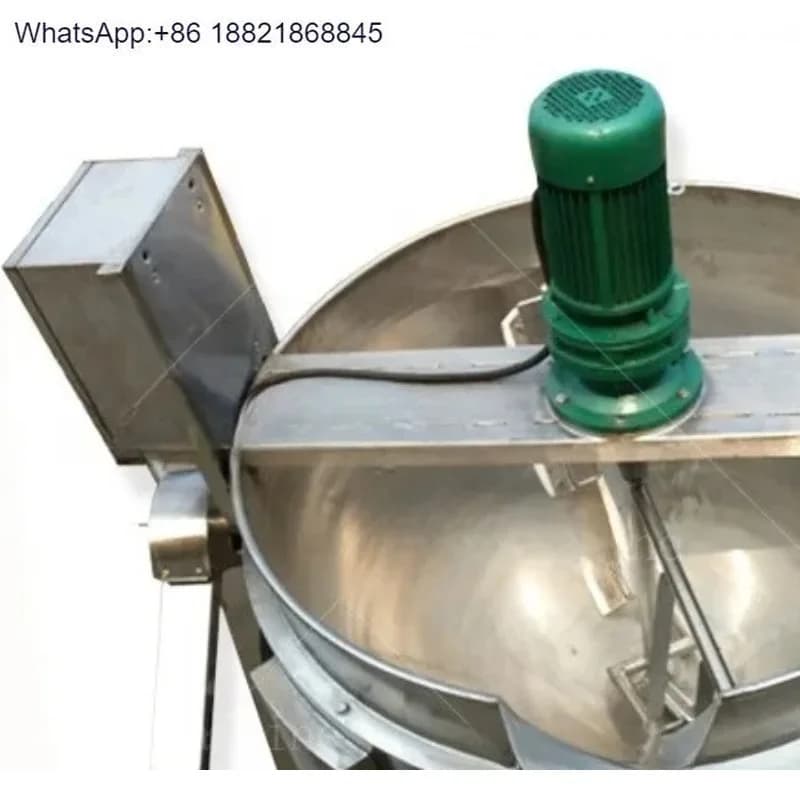 Industrial Gas/steam/electric Type Marmita Cooking Pot For Jam Jacketed Kettle With Mixer