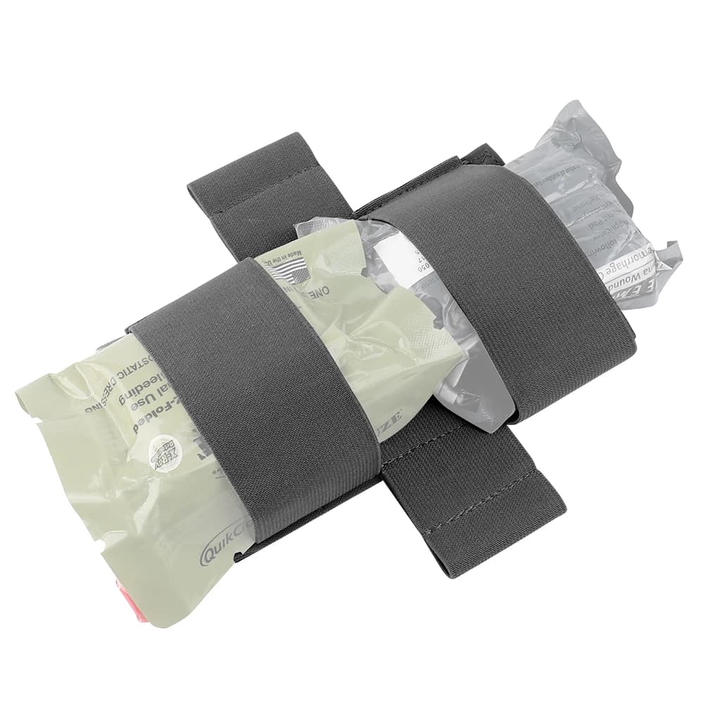 Fascia Elastica per Kit Medico, Fodera per Custodia, Fascia di Fissaggio per Kit di Pronto Soccorso da Caccia, per Fissare Forniture Mediche, Laccio Emostatico, Forbici