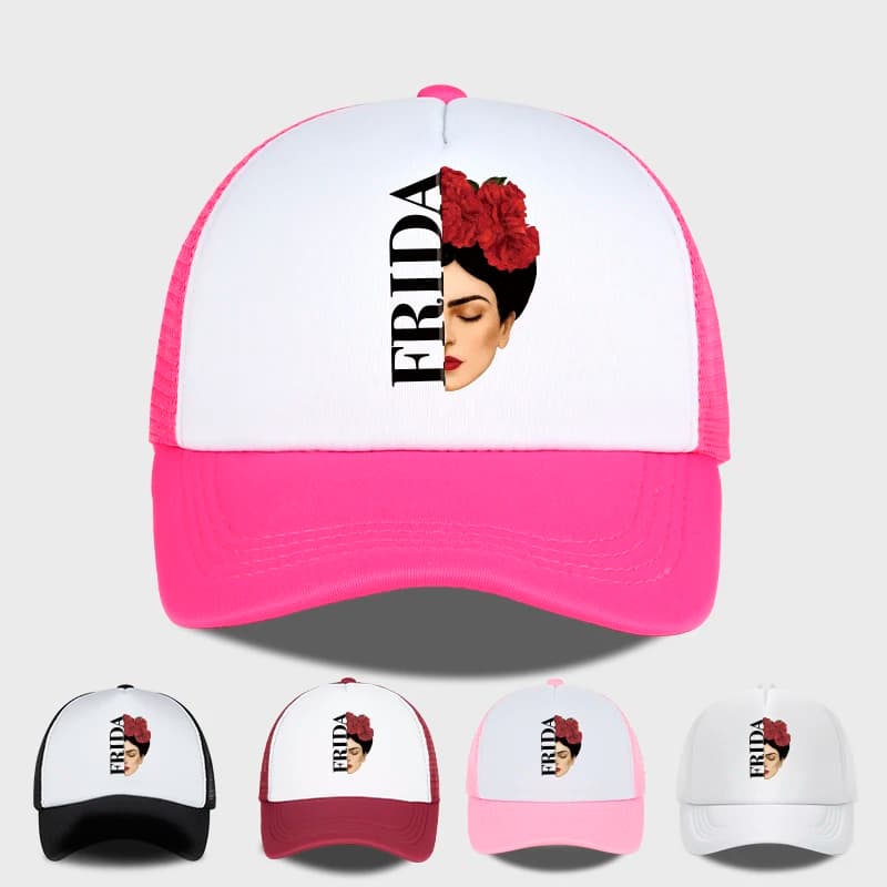 Cappello in rete ERIDA – Cappello unisex regolabile per gli appassionati d'arte: Cappello da sole casual e traspirante in rete