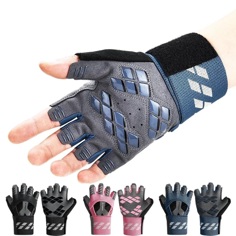Fitness Gloves for Training Bodybuilding Anti-slip Gel Training Luvas Training Gloves Sports Glove for Men Women's Weight Lift