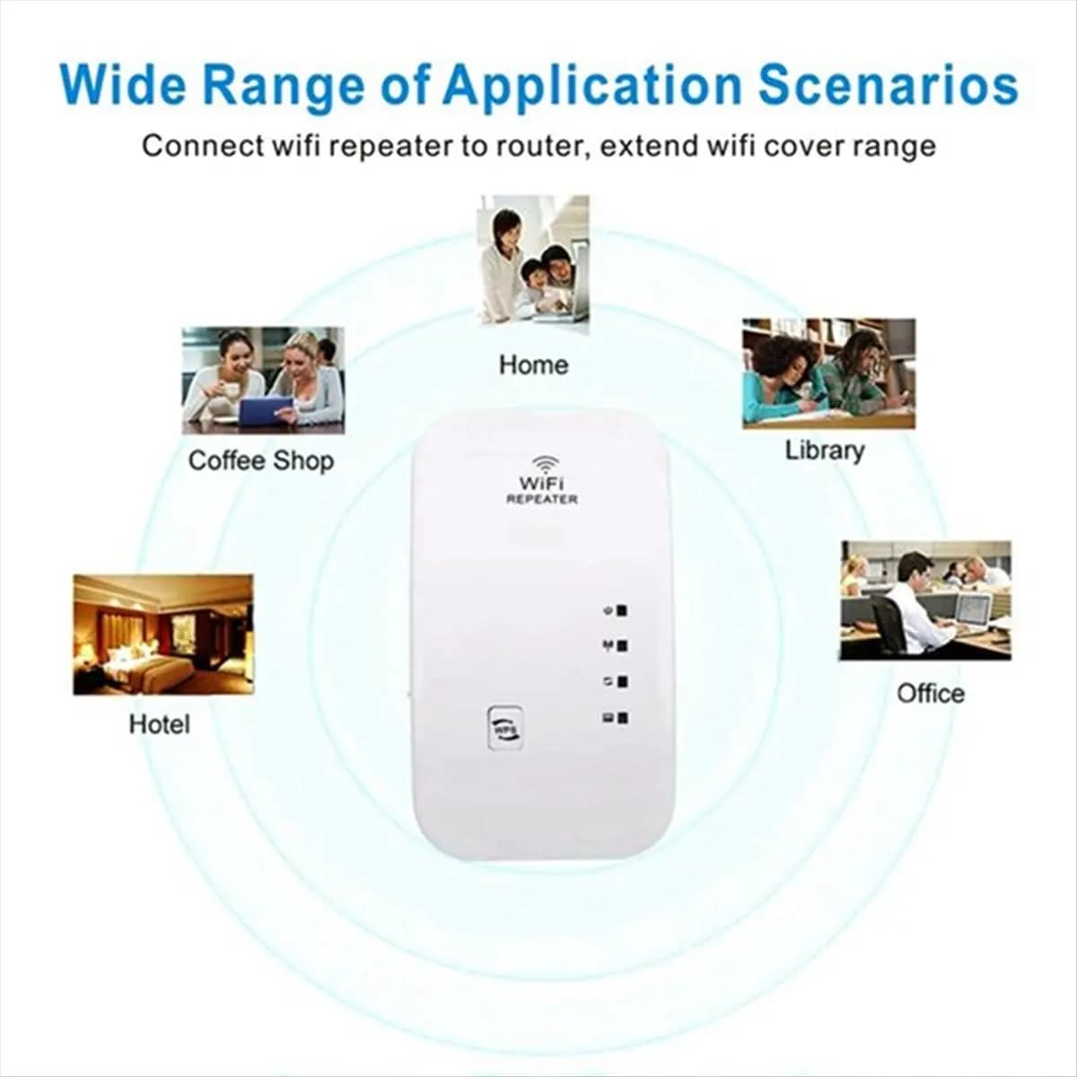 A85P WiFi Repeater Wifi Extender 300M 2.4G Wi-Fi Booster Wi Fi Repeater Access Point EU Plug
