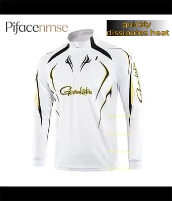 2025 Clothing Long Sleeve Quick Dry Fishing Clothing Anti-UV Sunscreen Fishing jerseys Hiking Fishing Shirt