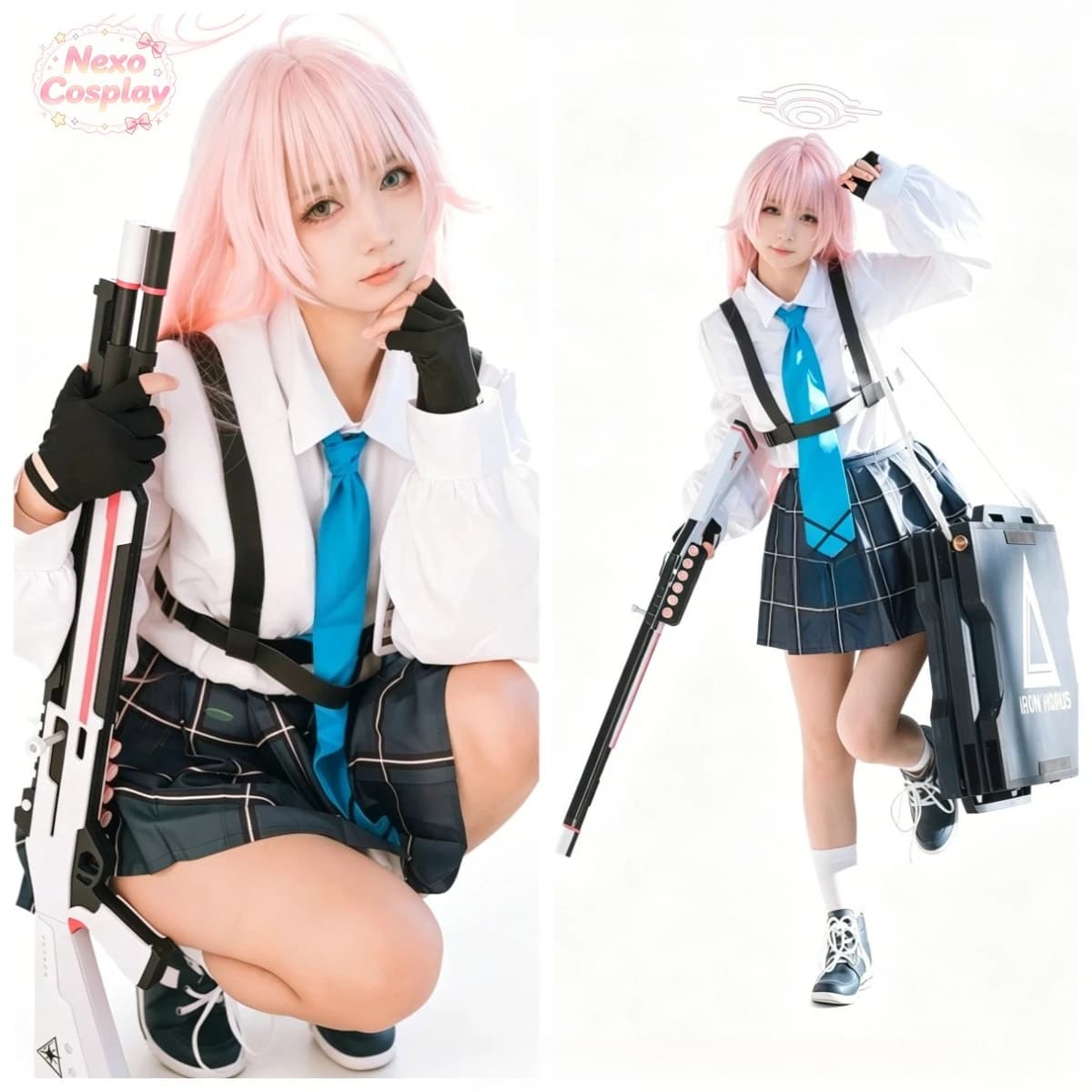 Blue Archive Takanashi Hoshino Game Suit Uniform Cosplay Costume Halloween Carnival Party Outfit NexoCosplay