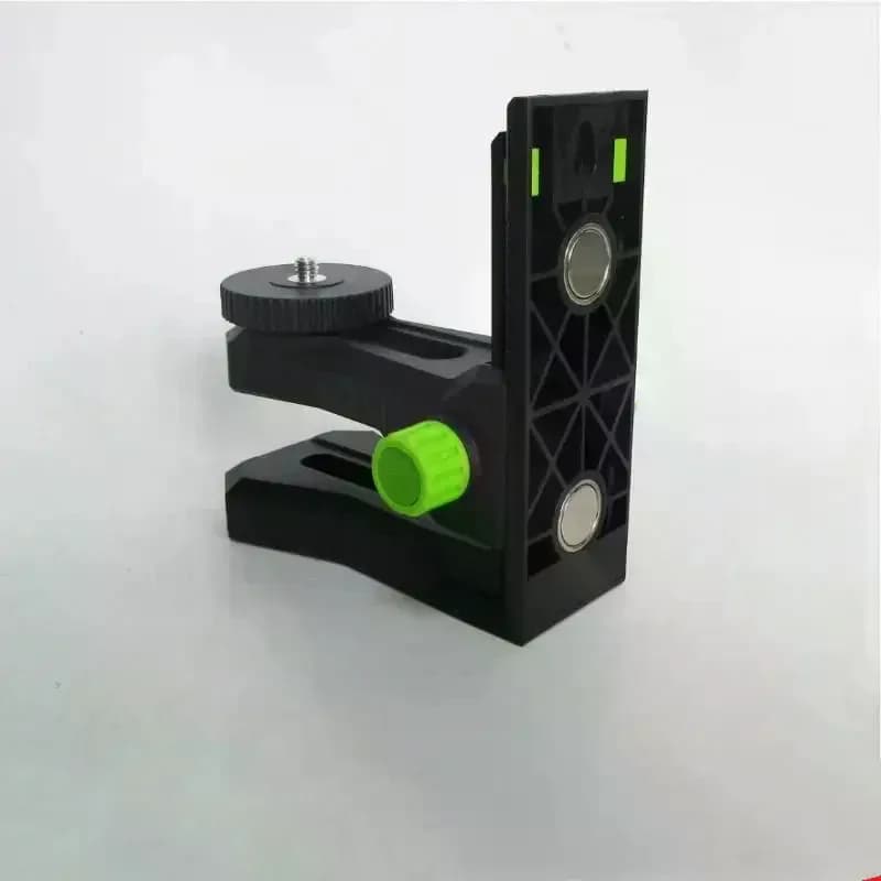 Level Bracket L-Shape 1/4 5/8 Threaded Level Tripod Stand 360degree Rotating Level Mount With Magnetic Base Height Adjustmen