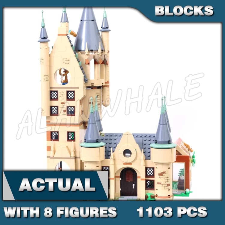 1103 Pezzi Mondo Magico dei Maghi Castello della Scuola Torre 11573 Modello Blocchi da Costruzione Compatibili con Mattoncini