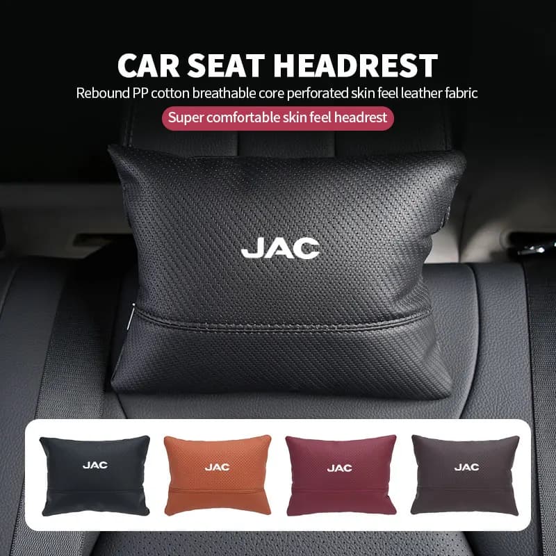 Car Rest Headrest Support Seat Lumbar Cushion Soft Neck Pillow For JAC Vapour Refine J3 J2 S5 A5 J5 J6 J4 Vapour S2 T8
