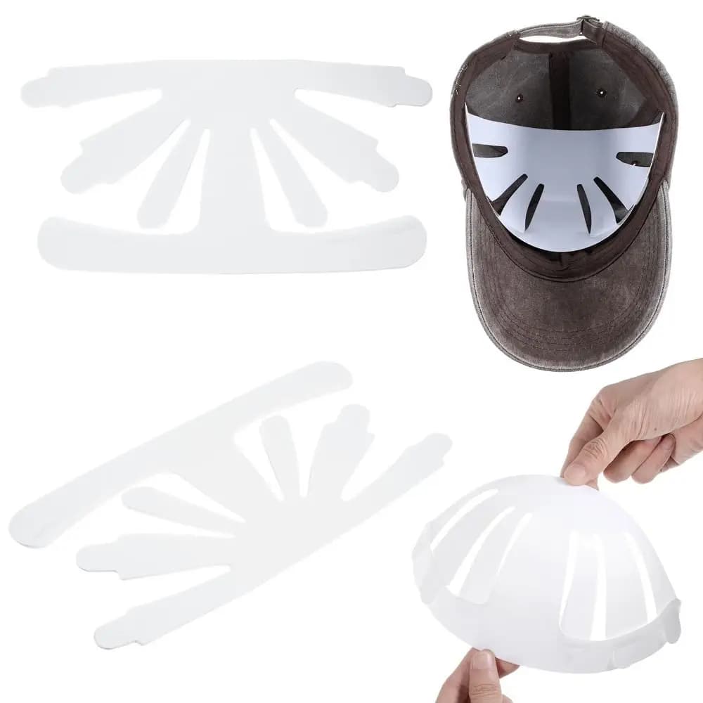 10Pcs Protector Holder Hat Insert Caps Liners Universal White Hat Inner Support Anti Deformation Baseball Hat Shaper