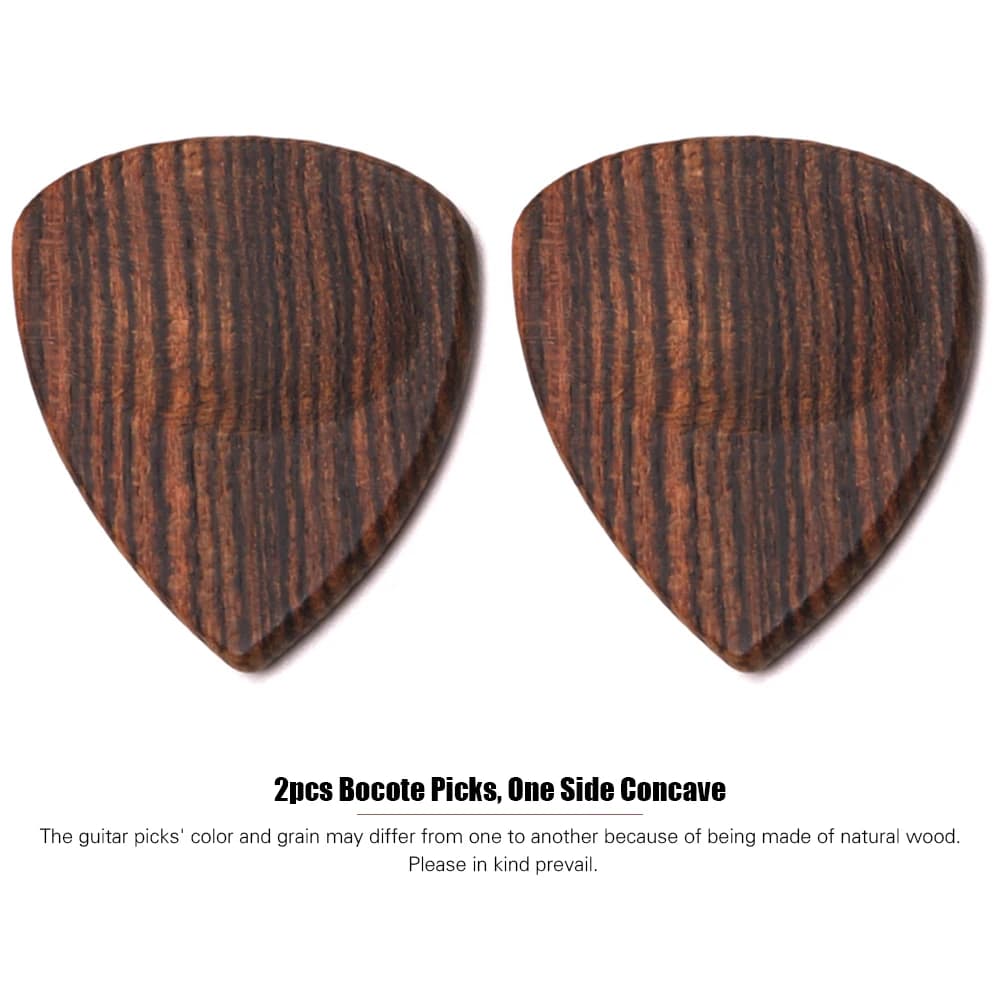 Plettri in Legno per Chitarra Acustica e Ukulele, Accessori per Strumenti a Corda in Legno di Bocote