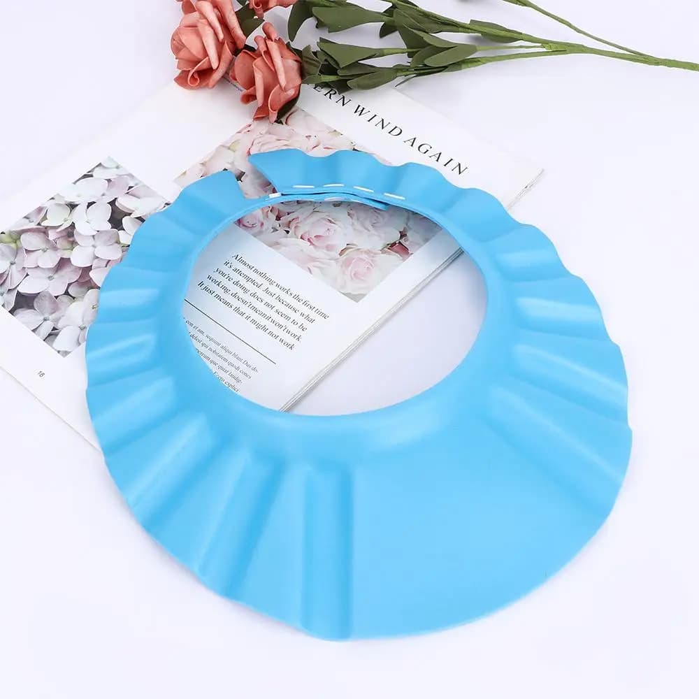 New Baby Soft Bathing Shower Cap Hat Wash Hair Shield