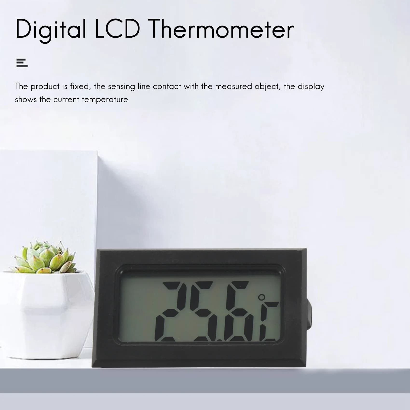 A76K NUOVO sensore sonda indicatore di temperatura termometro digitale LCD -50 ° DA +110 ° Gamma C