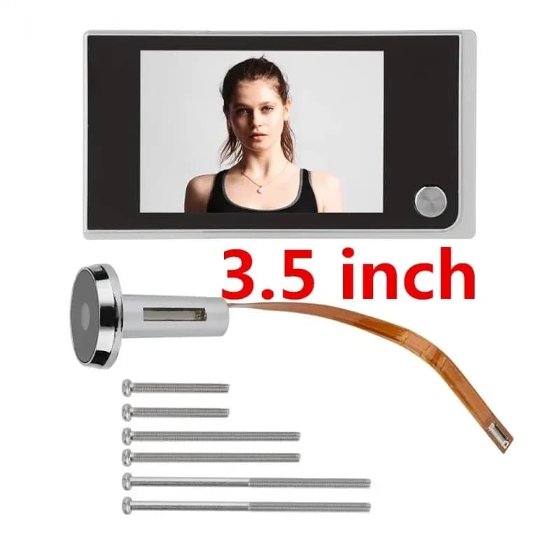 Spioncino visualizzatore di telecamere Anti-ladro 3.5in schermo a colori LCD per interni Visual 120 gradi angolo spioncino visualizzatore videocitofono campanello