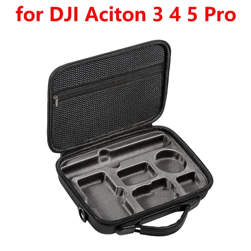 Custodia Portatile Impermeabile per DJI OSMO Action 4/5 PRO, Borsa per Caricabatterie, Base Batteria, Asta Selfie, Scatola Portaoggetti, Borsa a Mano, Accessori per Fotocamera